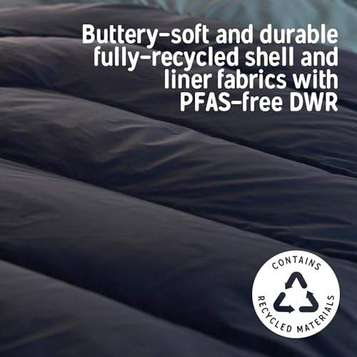 Kelty Supernova Down Sleeping Bag, Compact + Lightweight, Roomy Shape for All Body Types and Sleep Positions, Recycled Shell Fabrics (20 Degree, Regular) - Image 5
