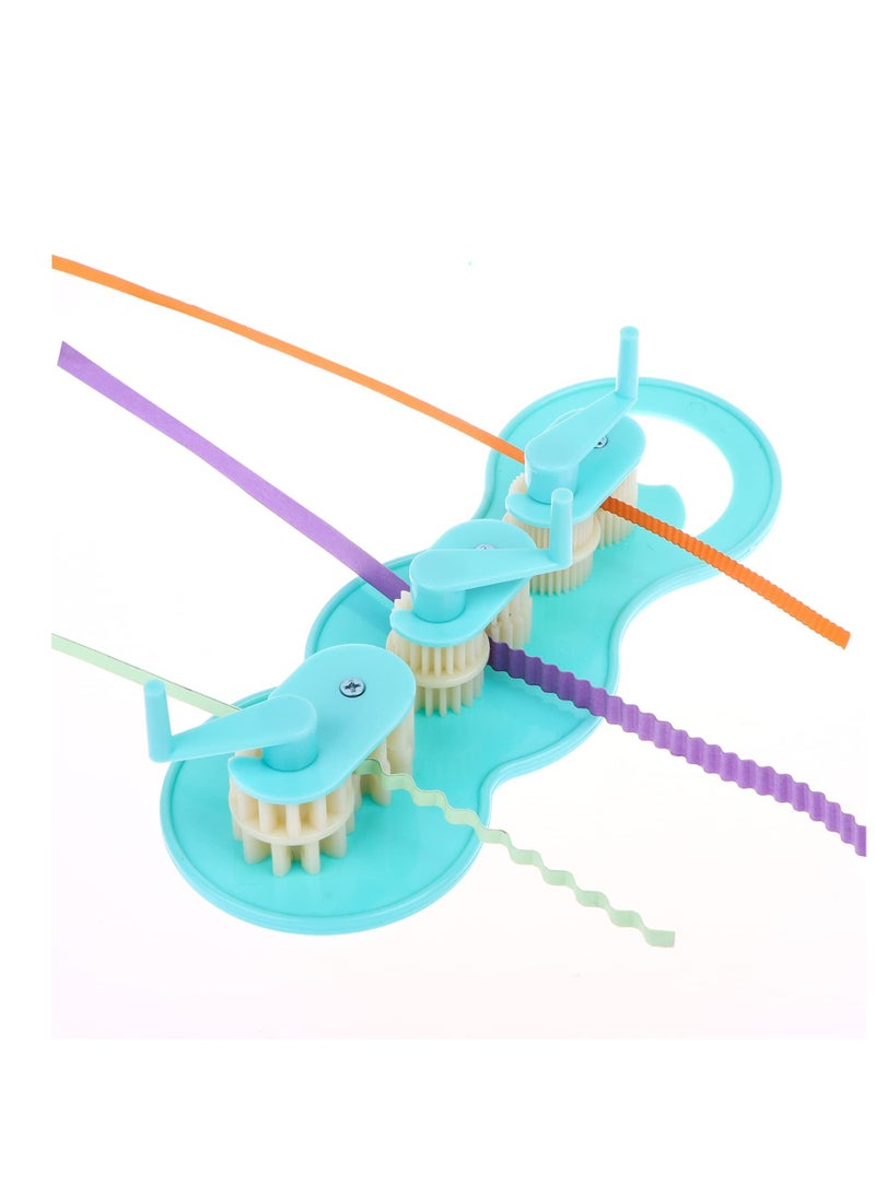 SYOSI Paper Quilling Crimper Tool Slip Wave Shaper Making Tool for DIY Quilling Crafts Paper Crimper for Quilling Papercraft Create Beautiful Fold and Wave Effects for Kids Craft Household Blue  - Image 1
