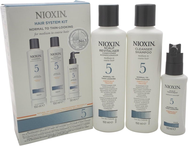 Nioxin Hair System 5 Starter Kit Discontinued 2017 Version