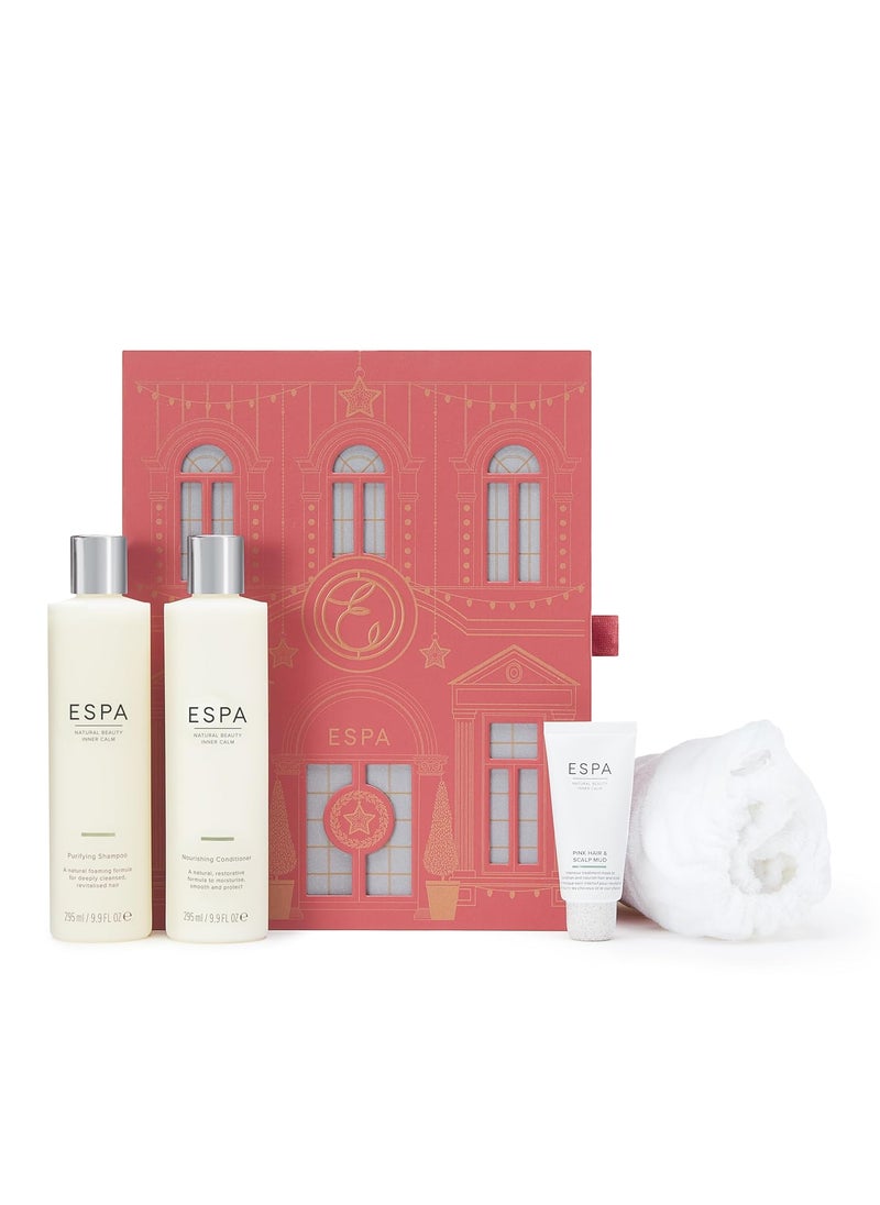 ESPA - ESPA | Haircare Collection | Includes Shampoo, Conditioner, Scalp Mud & Hair Wrap - Image 1