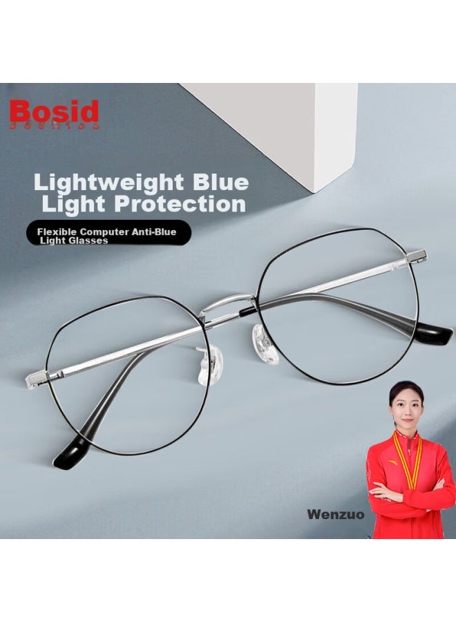 Boshide Blue Light Blocking Gl, Anti-radiation Gl, Myopia Gl, Protective Goggles, Non-prescription Gl, 100 Degrees For Left And Right Eyes - Image 1