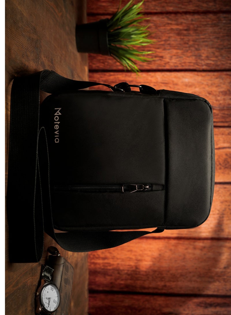 Motevia Men's Crossbody Bag Canvas Crossbody Shoulder Bag for Men with Adjustable Strap Size 27 * 23cm Crossbody Bags for Men
