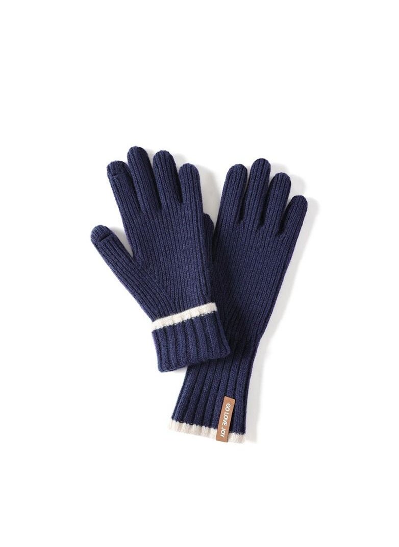 Golovejoy Women's Plush Thermal Knit Touchscreen Thick Gloves 