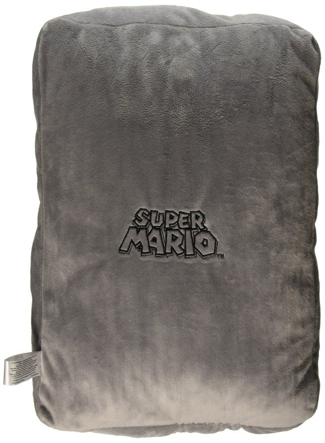 Little Buddy Nintendo Cotton Official Super Mario Thwomp Cushion/Pillow Plush, 12" - Image 2