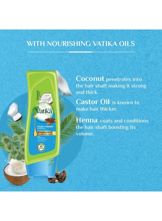 Dabur بلسم مرطب - بلسم مرطب للشعر الجاف والتالف والمجعد - تغذية عميقة بمكونات طبيعية وحناء - يقوي ويعطي لمعة - جوز الهند - 400 مل - Image 4