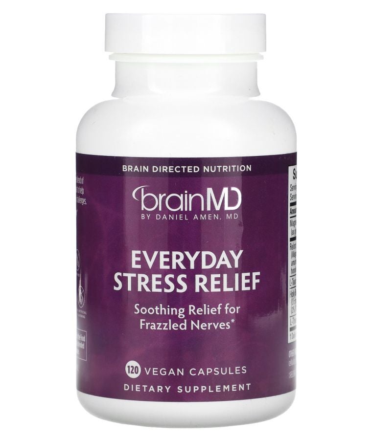BRAINMD Everyday Stress Relief 120 Vegan Capsules