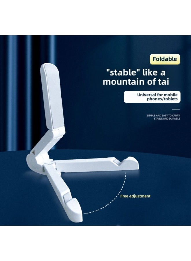 Mobile Phone Tablet Triangle Folding Stand Suitable For IPad Desktop Stand Portable Multifunctional Lazy Stand-Color:White-Applicable Dimensions:Color Box Packaging - Image 5