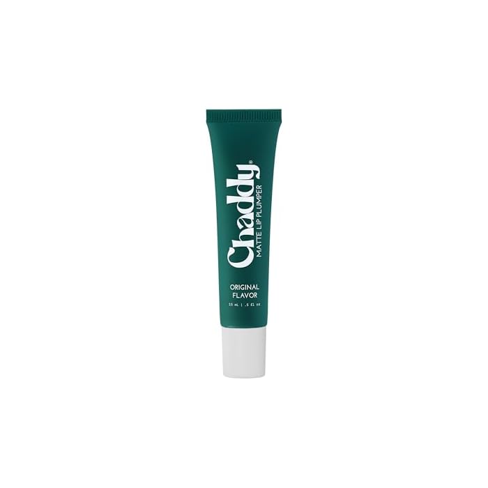 Chaddy Matte Lip Plumper - Hydrating Lip Plumper with Hyaluronic Acid | Plumping Lip, Natural Lip Care and Enhancer - 0.5 fl.oz (Original Flavor)