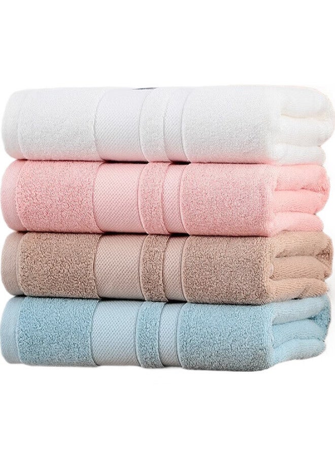 Grace 5A Antibacterial Pure Cotton Large Bath Towel, Extra Large And Thick, For Adults, Men And Women, Blue, 140*70Cm, 430G - Image 2