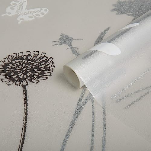 dcfix 3340021 Premium Privacy Glass Reusable Static Cling Window Film Blossom 17 x 59 Roll