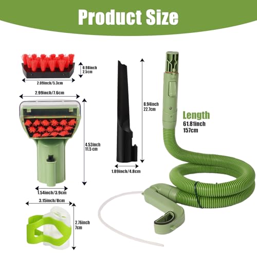 Sionlan Upgraded Little Green Machine Hose and Handle Replacement Parts for Bissell 1400B 1425 1400M 3353 3369 3in Cleaning Brush, Cleaning Tool, Gap Brush, Cleaning Hose Component Part Number 2037152 - Image 3