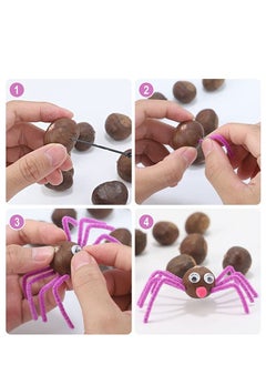 Y&D Practical Chestnut Drill Set, 1.5-5 mm Chestnuts, Figures Craft Wooden Hand, for Chestnuts  - Image 3