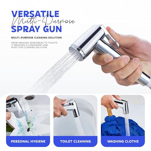 MIORAH Health Faucet Gun Only – Premium Jet Spray for Toilet | Durable Bathroom Bidet Spray Head - Image 3