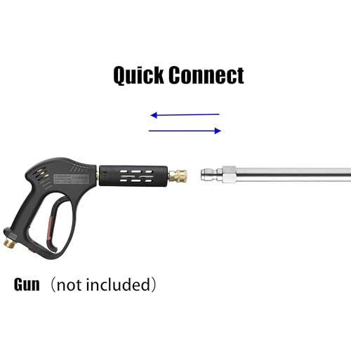 M MINGLE Pressure Washer Extension Wand, Power Washer Lance, 17 inch, 1/4 inch Quick Connect - Image 4