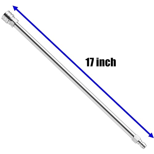 M MINGLE Pressure Washer Extension Wand, Power Washer Lance, 17 inch, 1/4 inch Quick Connect - Image 3