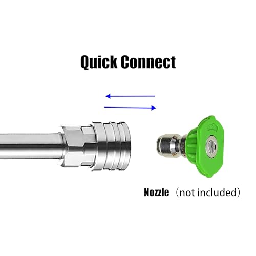 M MINGLE Pressure Washer Extension Wand, Power Washer Lance, 17 inch, 1/4 inch Quick Connect - Image 5