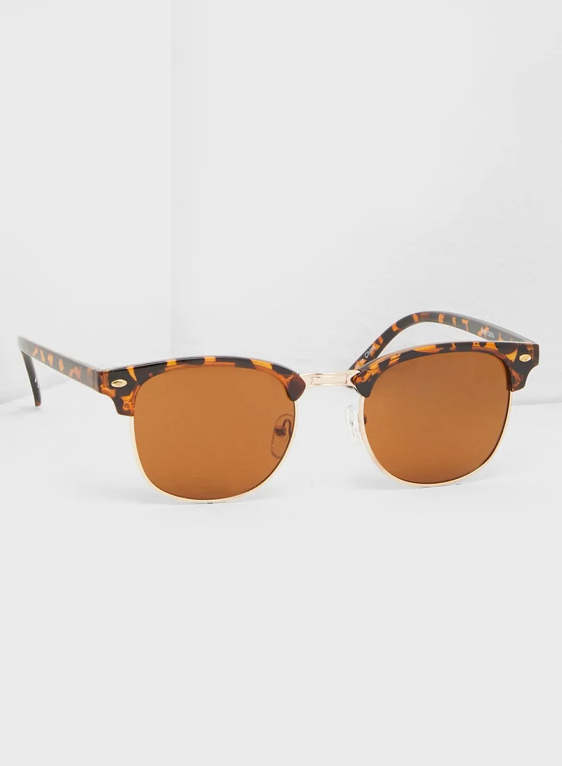 BURTON Austin Retro Clubmaster Sunglasses