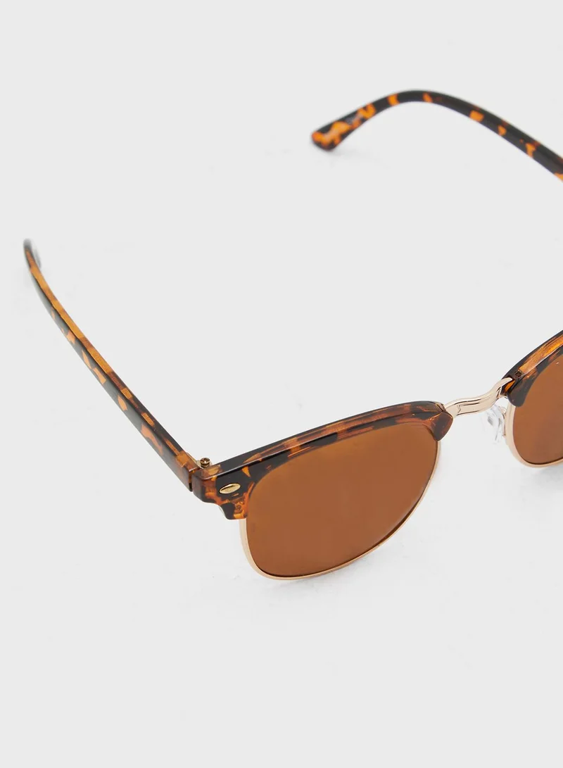 BURTON Austin Retro Clubmaster Sunglasses