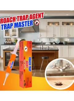 JUE-FISH Roach Trap Agent for Cockroach Gel Bait Cockroach Pest Control Insecticide 2pcs  - Image 1