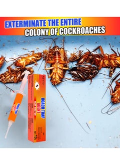 JUE-FISH Roach Trap Agent for Cockroach Gel Bait Cockroach Pest Control Insecticide 2pcs  - Image 5