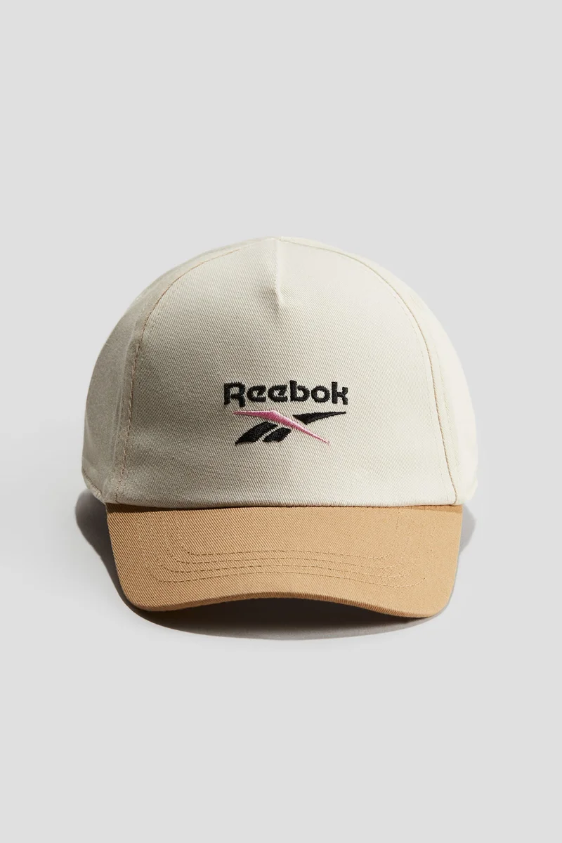 H&M Embroidered-Motif Cotton Cap