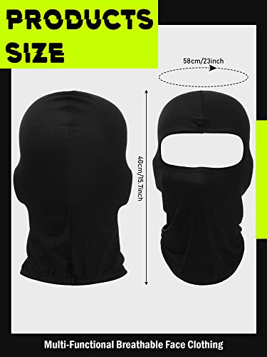 SATINIOR 6 Pcs Ski Mask Cover Balaclava Full Face Mask Summer Face Cover UV Protection Balaclava Men Women Outdoor Sports(Camo) - Image 2