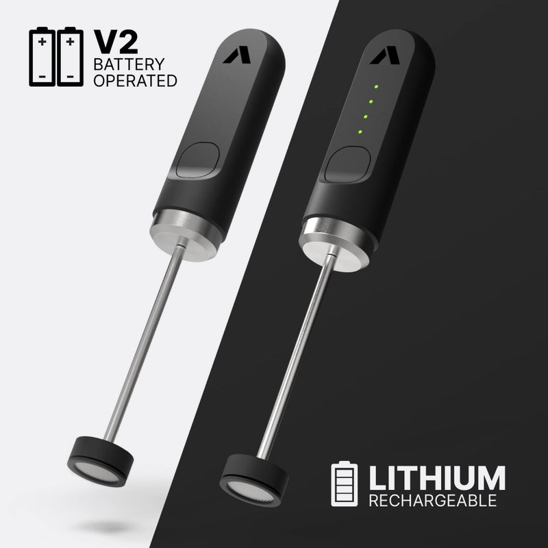 Subminimal NanoFoamer V2 Performance Milk Foamer | NEW Model Edition | Waterproof, Dual-Speed, Stainless Steel | Microfoamed Milk in 30 Seconds, Barista-Style Coffee Drinks Home - Image 4