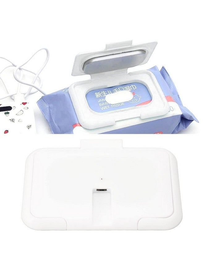 Filfeel Baby Wipe Warmer, Wet Wipe Heater Travel Case Holder - USB Cable, Constant Temperature - Image 2