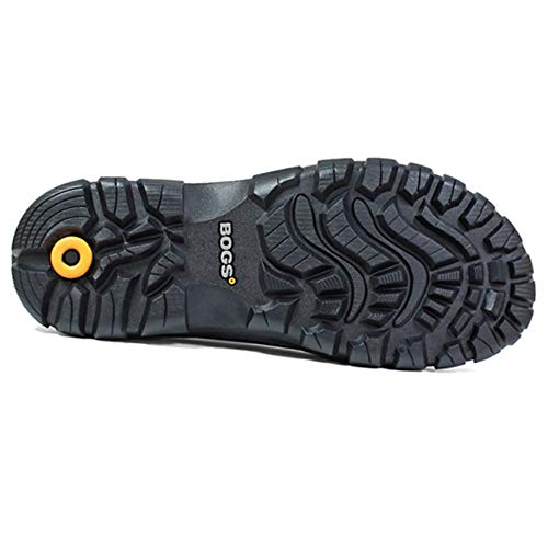 Bogs Men's Sauvie Slip On Waterproof Rain Boot, Black, 7 M US - Image 3