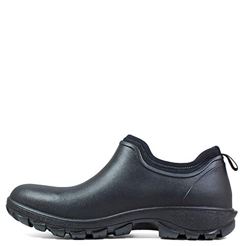 Bogs Men's Sauvie Slip On Waterproof Rain Boot, Black, 7 M US - Image 5