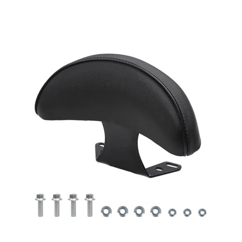 Minho C Type Motorcycle Rear Backrest PU Leather Passenger Back Support Fits GY6 50cc250cc Chinese Scooter Moped - Image 1