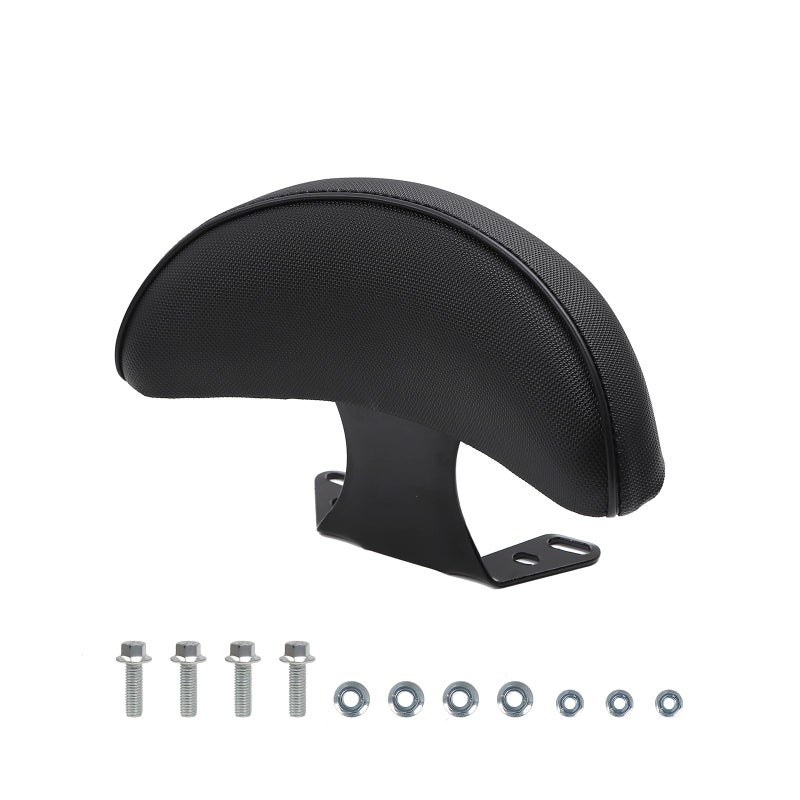 Minho C Type Motorcycle Rear Backrest PU Leather Passenger Back Support Fits GY6 50cc250cc Chinese Scooter Moped - Image 2
