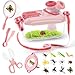 Funsland Bug Catcher Kit for Kids 17 PCS Outdoor Explorer Kit Insect Catching Toys Nature Adventure Set for Boys 3 4 5 6 7 8 Year Old Pink - Image 2