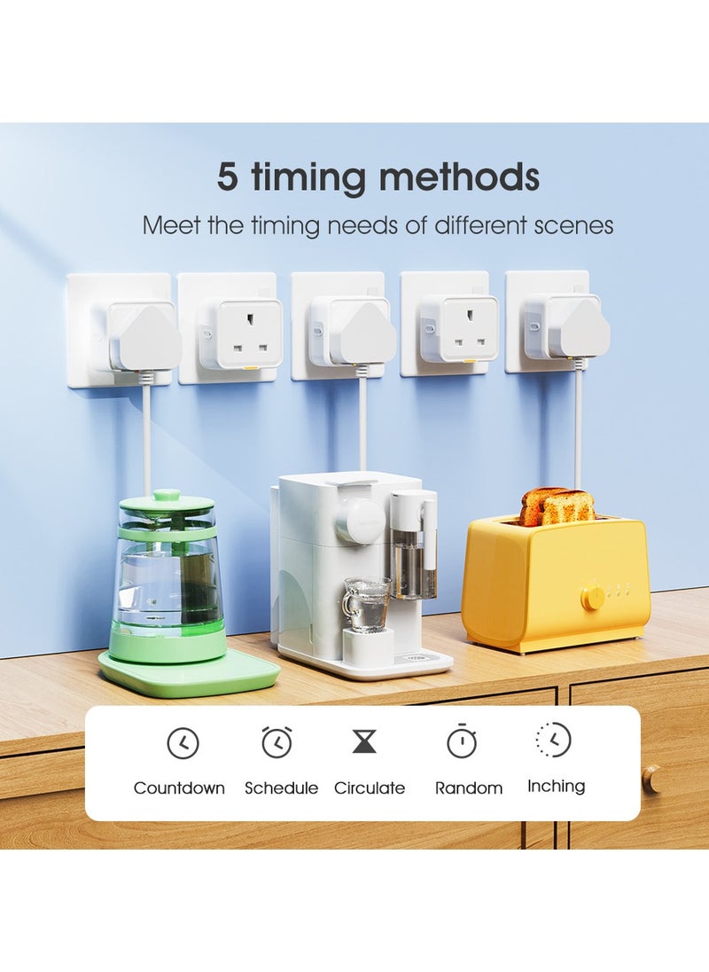 Healife - Universal Smart Plug, Wireless Remote Control with Alexa, Google Home, 2.4GHz WiFi, 16A, 1-Pack - Image 1