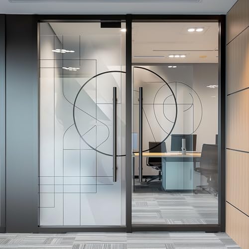 TOGU TG-6012 24 inches Solid Standoffs Heavy-Duty Commercial Grade-304 Stainless Steel Push Pull Door Handle/Barn Door Pull Handle/Glass Pulls, Matte Black Finish - Image 5