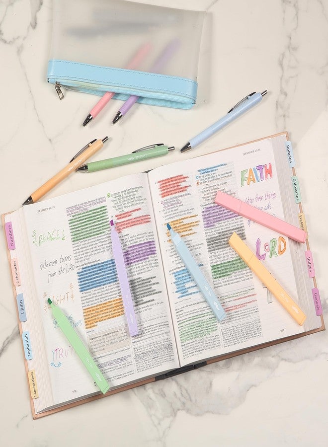 Mr. Pen- Aesthetic Highlighters and Pens, 12 Pack, Assorted Colors Bible Highlighters, Colorful Ink Bible Pens - Image 5