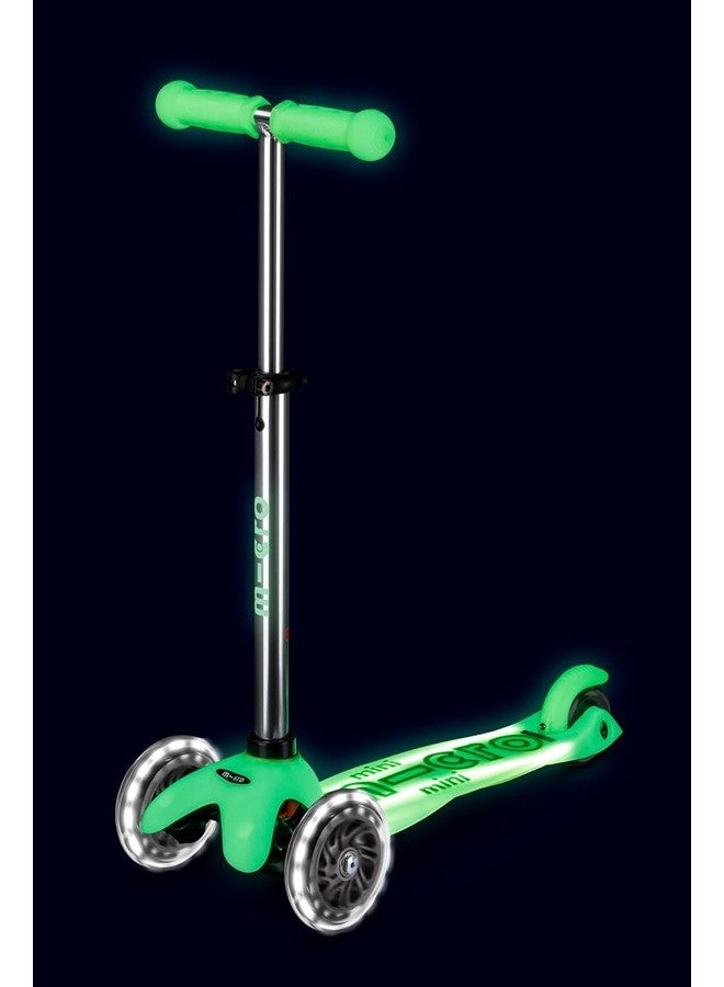 Micro Micro Scooters | Mini Micro Deluxe LED Children's Scooter | Handlebar Adjustable | Light Up Wheels | Glow In The Dark | Boys & Girls | 2-5yrs  - Image 4