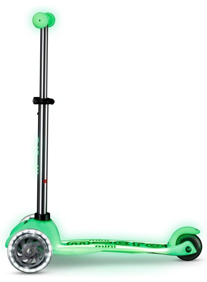 Micro Micro Scooters | Mini Micro Deluxe LED Children's Scooter | Handlebar Adjustable | Light Up Wheels | Glow In The Dark | Boys & Girls | 2-5yrs  - Image 5