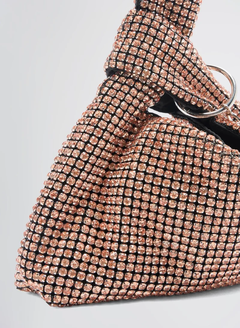 Liu Jo Mini Bucket Bag With Rhinestones