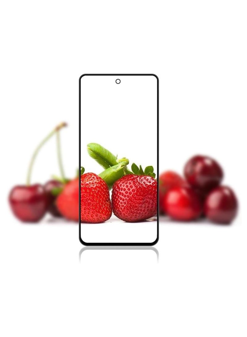 واقي شاشة لهاتف Xiaomi Poco F5، واقي زجاجي مقوى 9H، لاصق كامل من الحافة إلى الحافة، صلابة 9H، مضاد لبصمات الأصابع، زجاج منحني 5D مقاوم للخدش لهاتف Poco F5 / Redmi Note 12 Turbo (أسود 5D) - Image 3