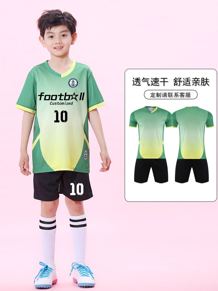 Football Uniform Set, Football Sports Training Clothing, Team Uniform, Football Jersey, Primary School Student Football Equipment, Full Set Of Camouflage - Image 5
