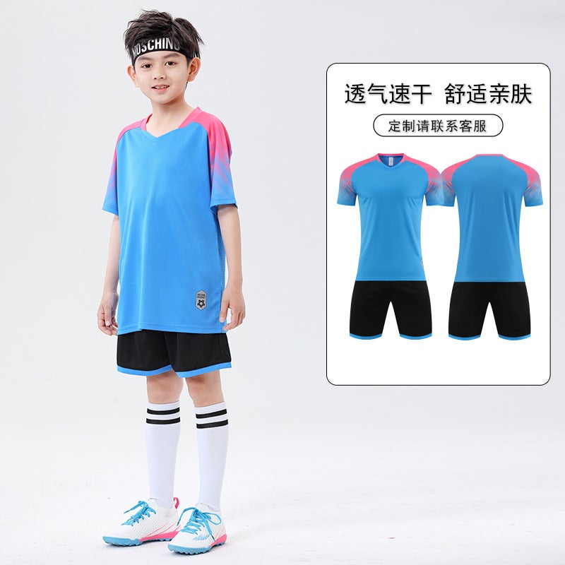 Football Uniform Set, Football Sports Training Clothing, Team Uniform, Football Jersey, Primary School Student Football Equipment, Full Set Of Camouflage - Image 1