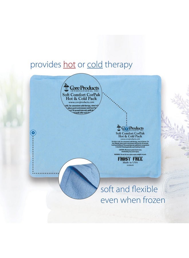 Core Products Core Products Soft Comfort CorPak, No Frost Hot and Cold Therapy Pack - 10" x 13", Made in The USA- 2 Pack  - Image 3