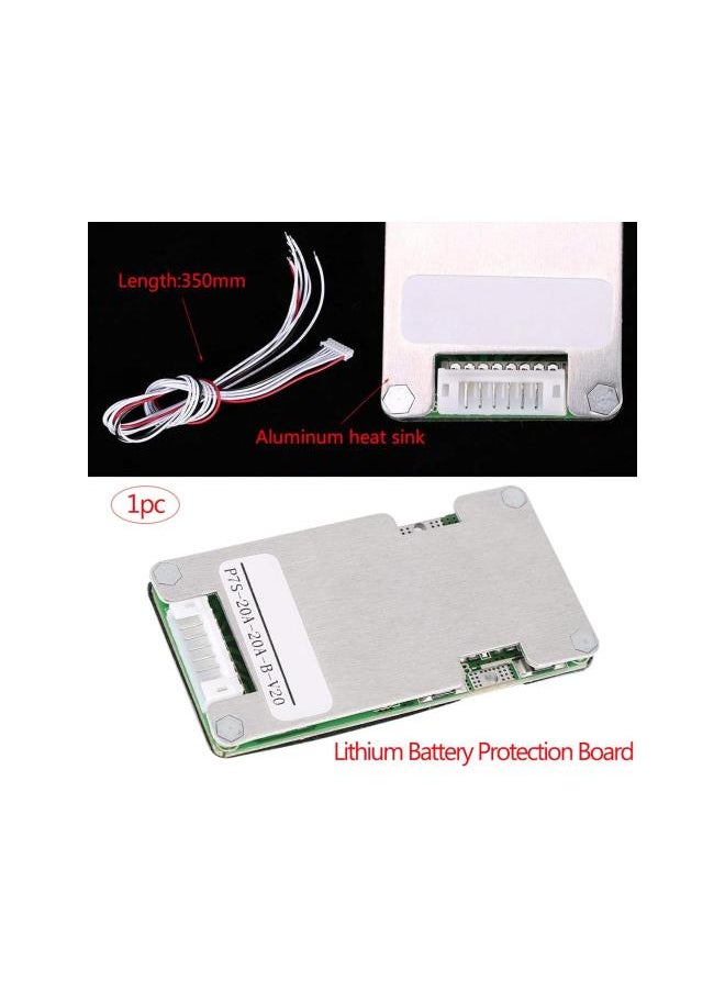 Generic - Battery Protection Board,7S Lithium Li-Ion 18650 Battery BMS Protection Board Balanced Processing Current Heat Dissipation Extend The Service Life of MOS Tube - Image 1