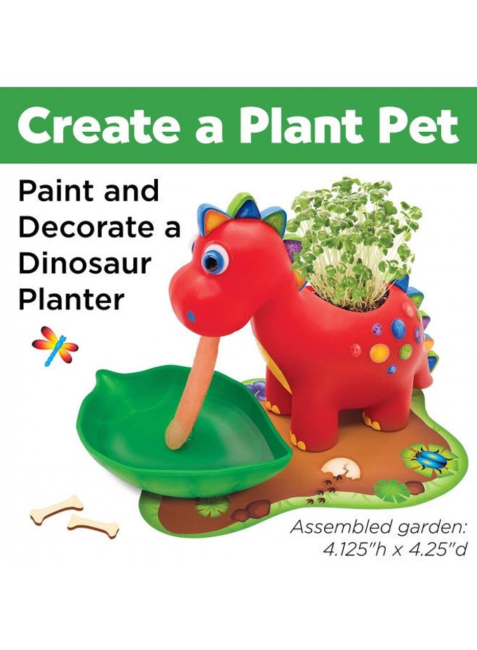 Creativity for Kids Dinosaur Self Watering Plant Pet, Kids Plant Growing Kit, Dinosaur Crafts for Boys and Girls Ages 6-8+, Medium - Image 5