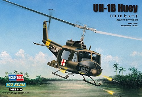 Hobby Boss UH-1B Huey Helicopter Model Building Kit - Image 4