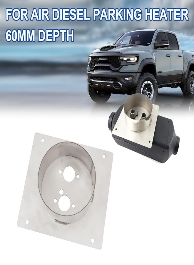 CYDZSW Diesel Heater Mounting Plate,Air Diesel Parking Heaters Base Mount Floor Bracket Support kit Accessories Parts for Vevor Webasto Eberspacher Airtronic D2 D4 D5 Planar Heater (Deep 60mm/2.4inch) - Image 2