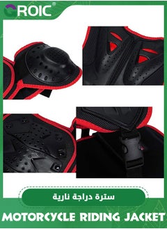 GROIC Adult Motorcycle Chest Armor Motocross Dirtbike Protective Gear,Chest Protector Bike Gear,Chest Protector Motocross Armor Vest  - Image 2
