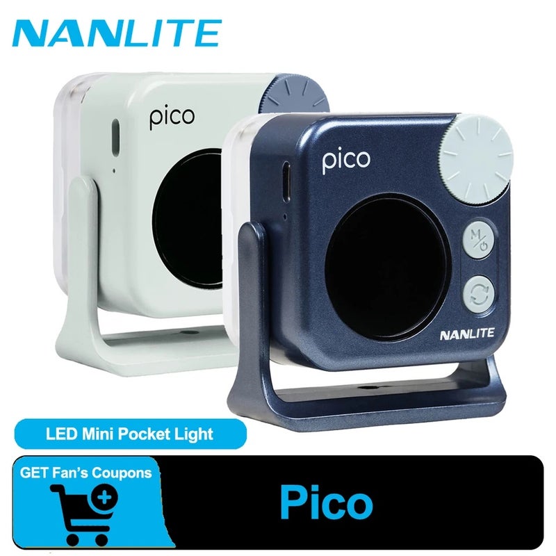 نانليت إضاءة استوديو تصوير Nanlite, pico-Mint-Blue - Image 2
