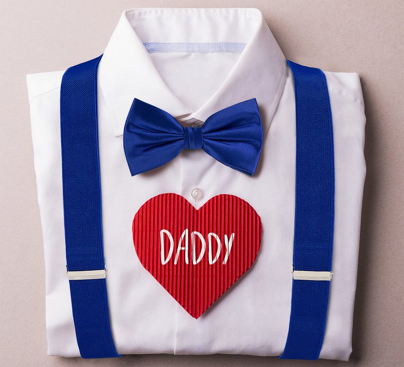 Tie G U Style TIE G Solid Color Men's Suspender + woven Bow Tie Set for Wedding : Vivid Color, Adjustable Brace, Strong Clip, Elastic Band - Image 2